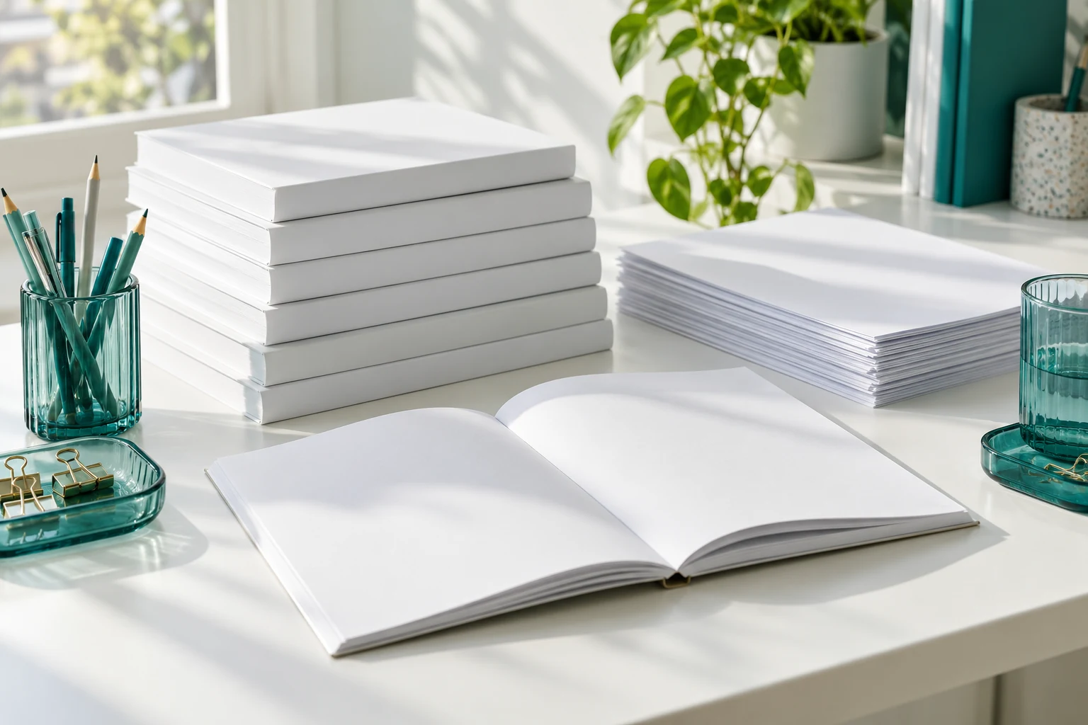 Concept artwork for educational books and assessment materials